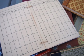 an unscribbled calendar